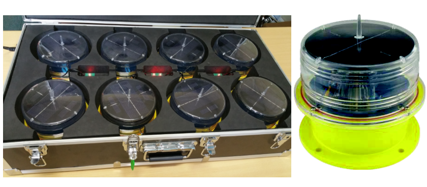 AL-HP-J SOLAR PORTABLE HELIPAD LANDING LIGHTS