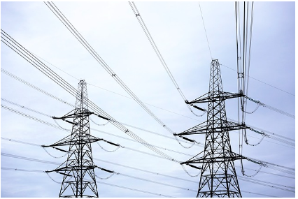 obstruction lights to transmission lines